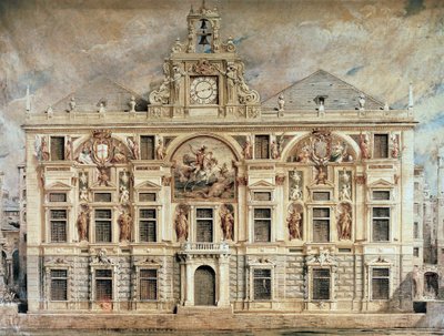 Bank of San Giorgio i Genova, Italien af Unknown artist