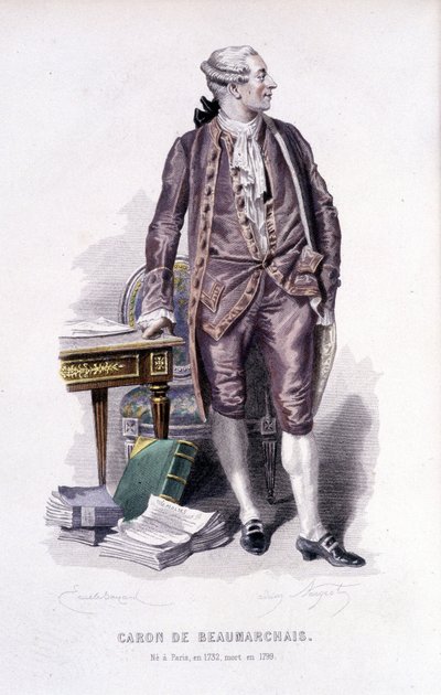 Baron af Beaumarchais (1732/1799) af Unknown artist