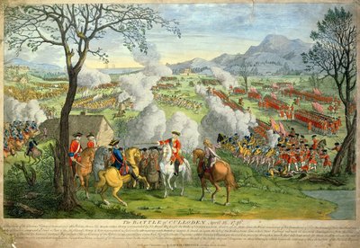Slaget ved Culloden af Unknown artist