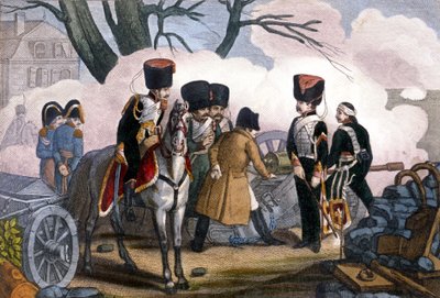 Slaget ved Montereau af Unknown artist