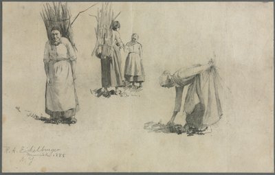 bayerske bønder af Unknown artist
