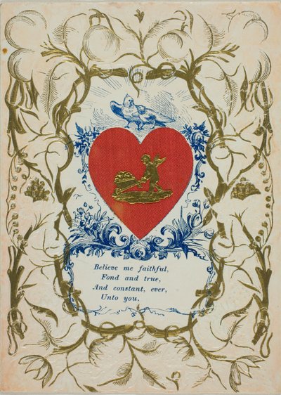 Believe Me Faithful (valentine) af Unknown artist