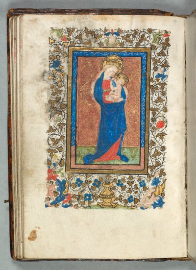 Timebog (Brug af Metz): Fol. 26v, Jomfru og Barn af Unknown artist