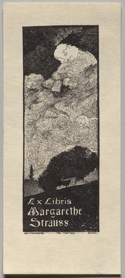 Exlibris: Margarethe Strauss af Unknown artist