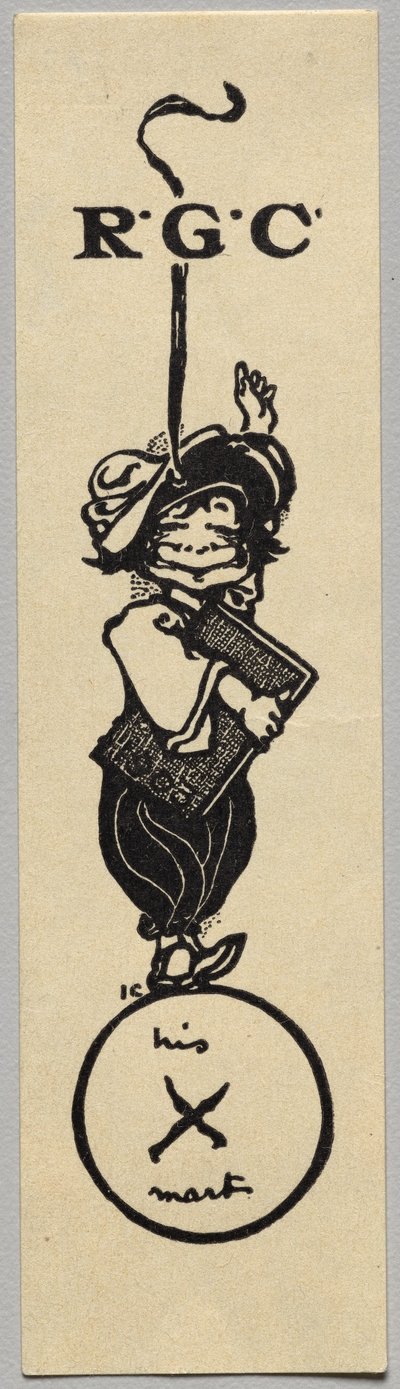 Bogmærke: R. G. C. af Unknown artist