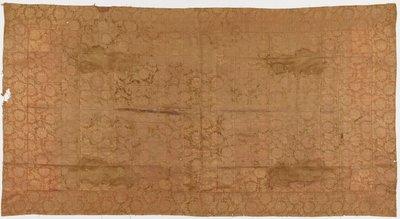 Brokade, silke. En buddhistisk munkedragt, lappet: Kesa af Unknown artist