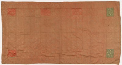 Brokade, silke. En buddhistisk munkedragt, lappet: Kesa af Unknown artist