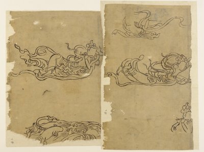 Buddhistisk engel - Apsaras af Unknown artist