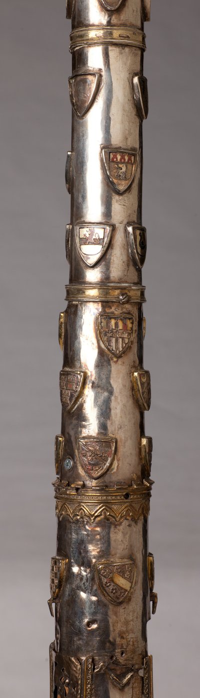 Kandelaber (?), Silberschmiedekunst, Detail von Unknown artist