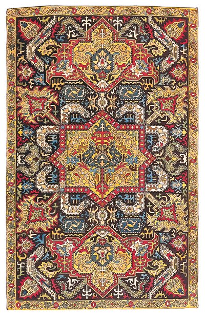 Caucasian Silk Embroiderydani af Unknown artist