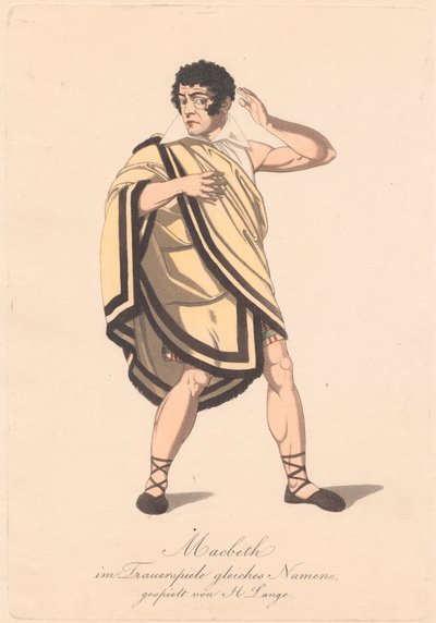 Karakterer fra en tysk produktion af Macbeth (en af seks raderinger) af Unknown artist
