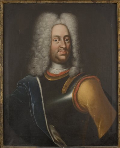 Charles I de Hesse Cassel - Portræt af Charles I (1654-1730), Landgrave of Hesse-Kassel, Anonym . Olie på lærred af Unknown artist