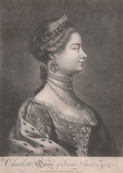 Charlotte, dronning af Storbritannien af Unknown artist