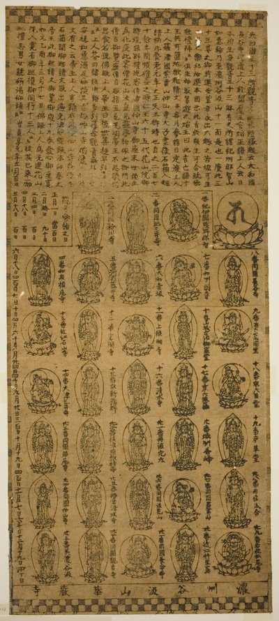 Charm fra Tanigumisan Kegonji-templet af Unknown artist