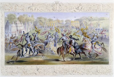 Chevaleresque Tournament - i "" Knight of England" af J. Whatman, red. T. M