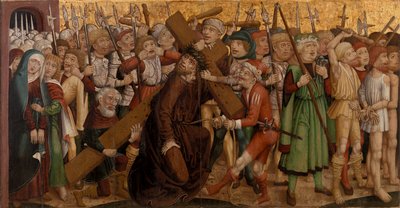 Kristus bærer korset af Unknown artist
