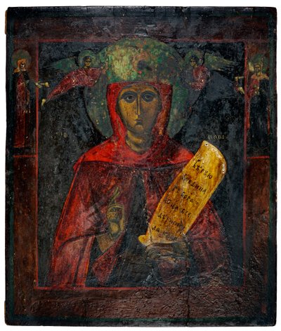 Kristus pantokrator, ca. 1850 (maling på panel) af Unknown artist