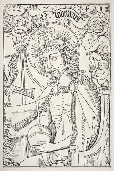 Kristus i halv længde af Unknown artist