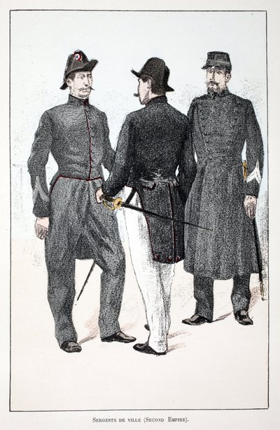 City Sergeants (Second Empire af Unknown artist