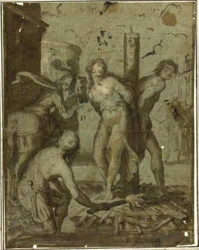 Clorinda redder Olindo og Sophronia af Unknown artist