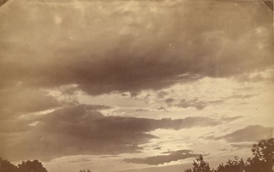 [Cloud-studie] af Unknown artist