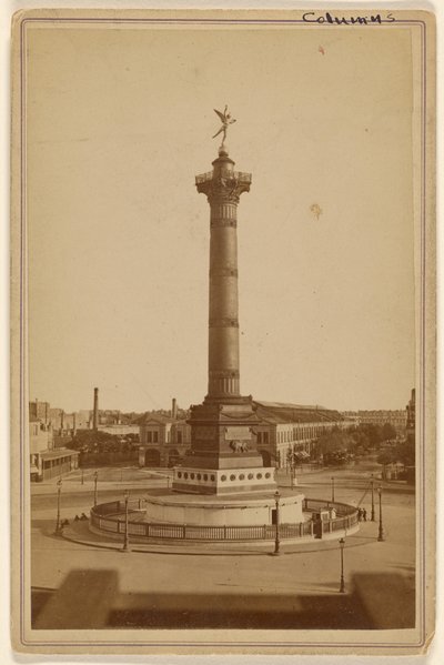 Bastille-søjlen af Unknown artist