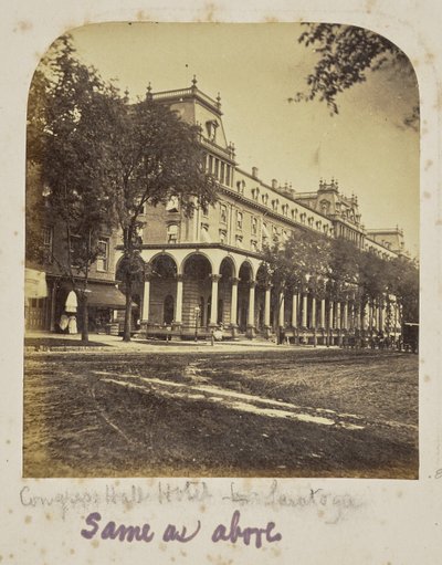Congress Hall Hotel - Saratoga af Unknown artist