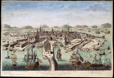København, deb. 1700-tallet af Unknown artist