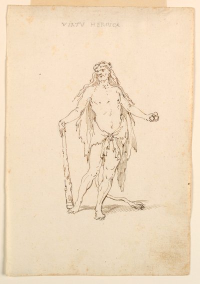 Kostumedesign: Heroic Force for a Ballet af Unknown artist