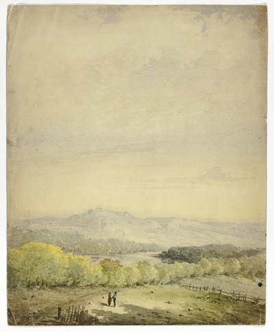 Par holder hænder på en mark af Unknown artist
