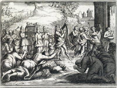 Davids dans (Gamle Testamente). af Unknown artist