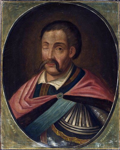 Danny the Apostle - Portræt af Hetman Danny the Apostle (1654-1734), Anonym. Olie på lærred, størrelse: 67x53, begyndelsen af ​​det 18. århundrede, Narodowe Museum, Warszawa af Unknown artist