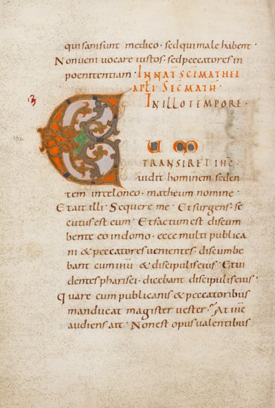 Dekoreret initial C af Unknown artist
