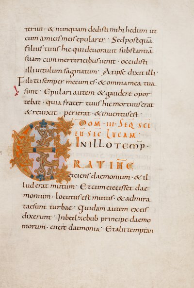 Dekoreret initial E af Unknown artist