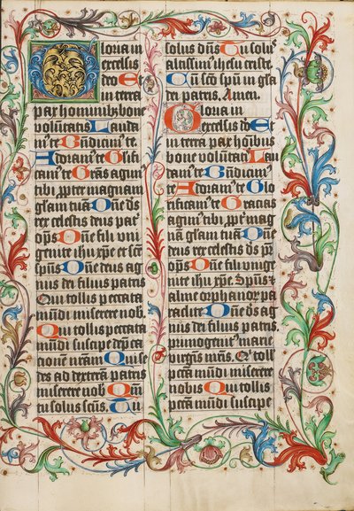 Dekoreret initial G af Unknown artist
