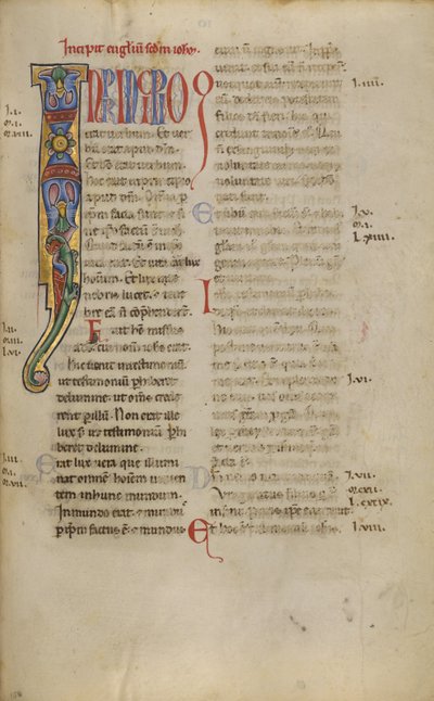 Dekoreret initial I af Unknown artist
