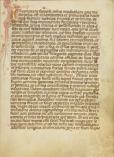 Dekoreret initial I af Unknown artist