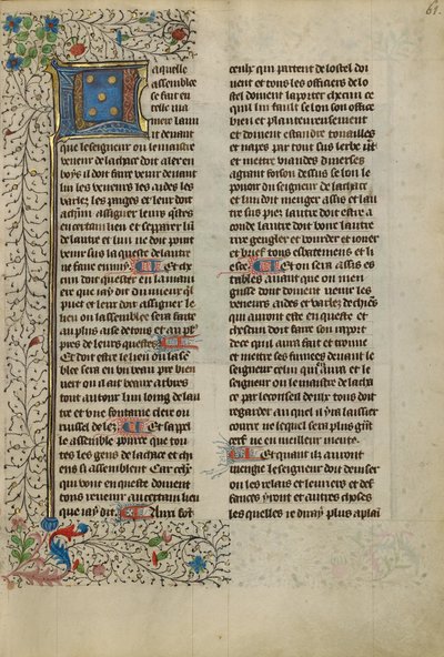Dekoreret initial L af Unknown artist