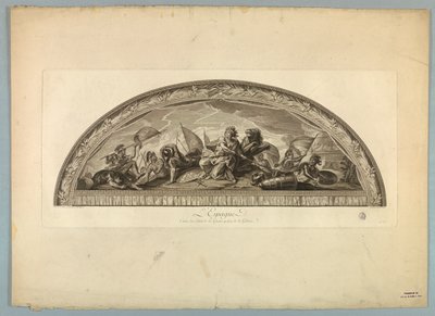 Dekorationer af Lebrun og Mignard i Versailles-slottet af Unknown artist