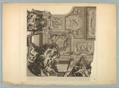 Dekorationer af Lebrun og Mignard i Versailles-slottet af Unknown artist
