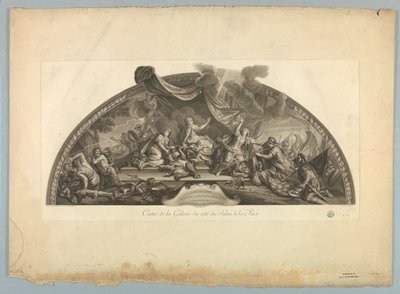 Dekorationer af Lebrun og Mignard i Versailles-slottet af Unknown artist
