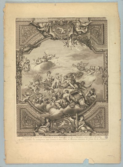 Dekorationer af Lebrun og Mignard i Versailles-slottet af Unknown artist