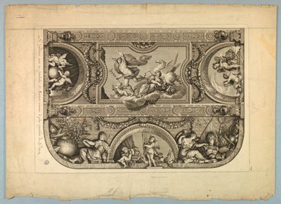 Udsmykninger af LeBrun og Mignard i Versailles-slottet af Unknown artist