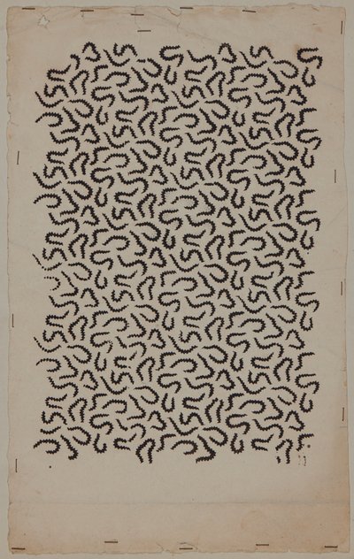 Designtegning, slutningen af det 18. århundrede af Unknown artist