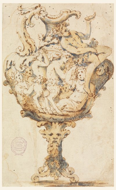 Design til Majolica Pitcher af Unknown artist