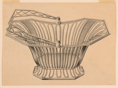 Design til en brødkurv af Unknown artist