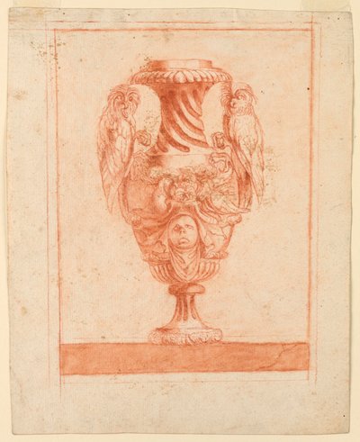 Design til en vase af Unknown artist