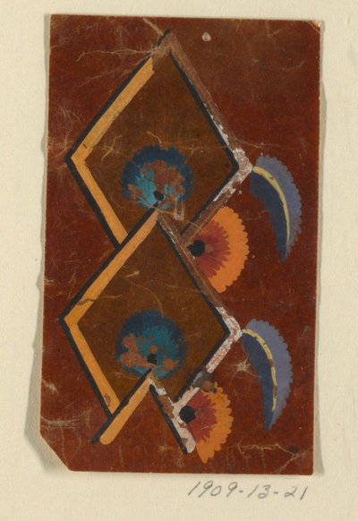 Design til et vævet stof af Unknown artist
