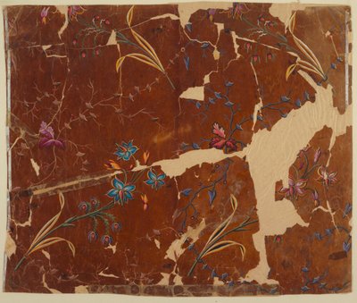 Design til et vævet stof, fragment af Unknown artist