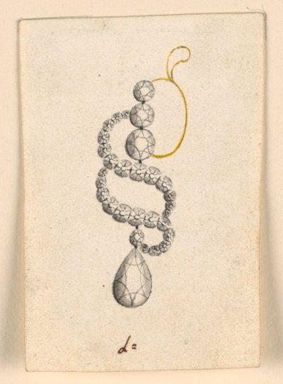 Design til en ørering af Unknown artist